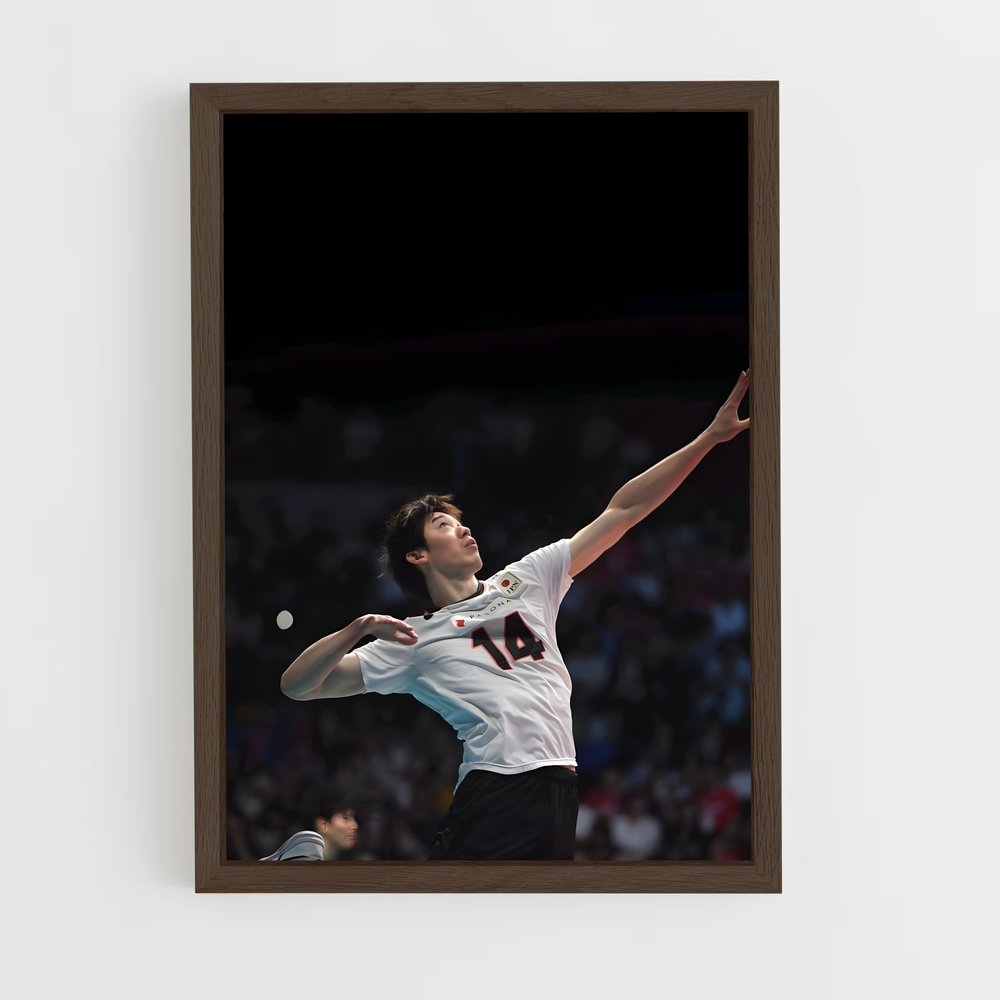 Poster Yuji de nishida – affiche Volleyball (vue 5)
